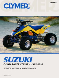 1985 - 1992 Suzuki Quad Racer LT250R Clymer ATV Service Repai, Maint. Manual