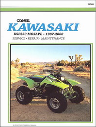 1987 - 2004 Kawasaki KSF250 Mojave Clymer ATV Service Repair Maintenance Manual