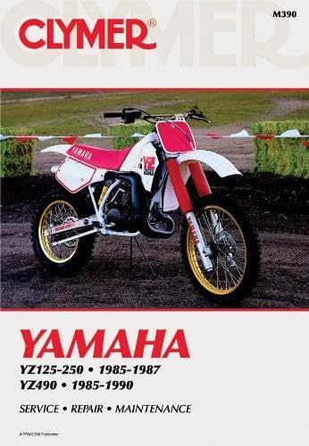 1985 1987 Yamaha YZ125 & YZ250, 1985 1990 YZ490 Clymer Repair Manual