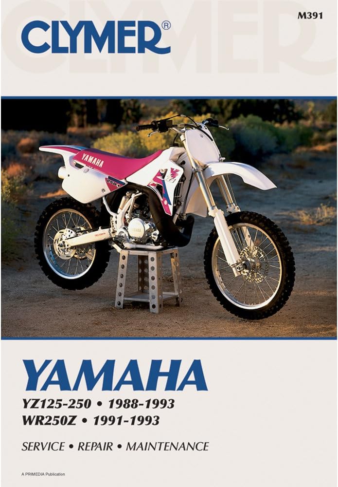 1988 - 1993 Yamaha YZ125, YZ250, 1991 - 1993 WR250Z Clymer Repair Manual