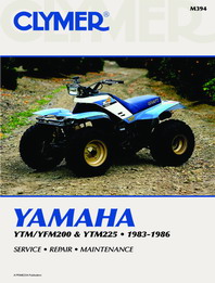 1983 - 1986 Yamaha YTM YFM200 YTM225 Clymer ATV Service Repair Maint. Manual