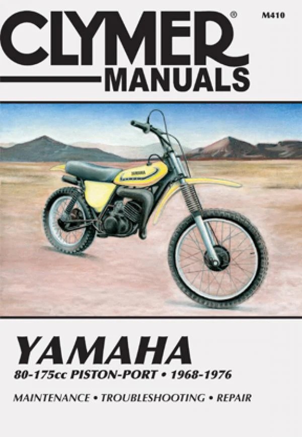 1968 - 1976 Yamaha 80-175 Piston Port Clymer Repair Manual