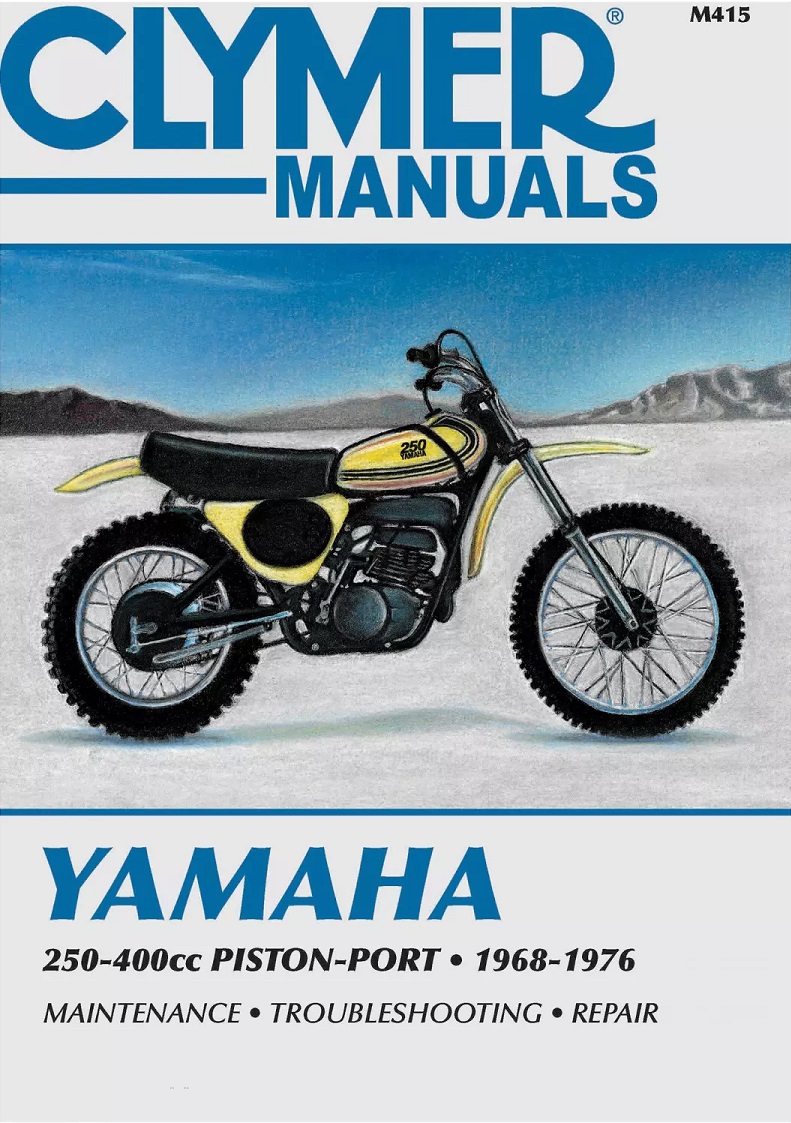 1968 - 1976 Yamaha 250-400cc Piston Port Clymer Repair Manual