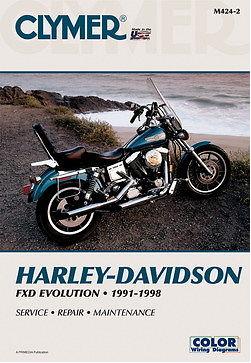 1991-1998 Harley-Davidson FXD Evolution Clymer Service Repair Maintenance Manual