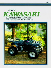 1995 - 1998 Kawasaki Lakota KEF300 Clymer ATV Service Repair Maintenance Manual