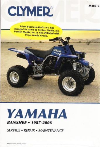 1987 - 2006 Yamaha Banshee Clymer ATV Service Repair Manual