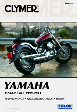 1998 - 2011 Yamaha V-Star 650 Clymer Repair Manual