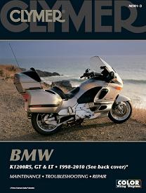 1999 - 2010 BMW K1200LT, 98-05 K1200RS, 03-05 K1200GT Clymer Repair Manual