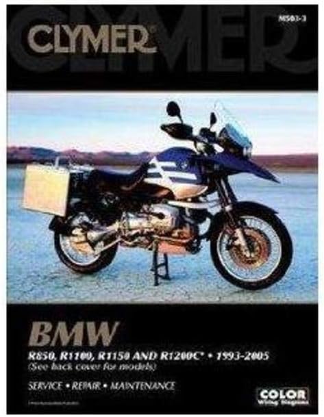 1993 - 2005 BMW R850, R1100, R1150 & R1200C Motocycle Repair Manual by Clymer