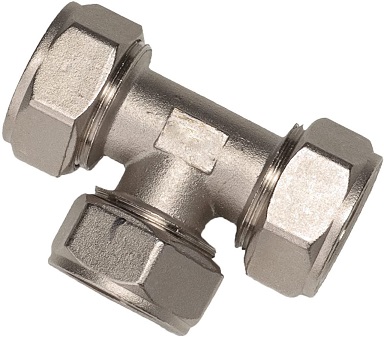 MaxLine M8011 Equal Tee Fitting for 3/4-Inch Tubing