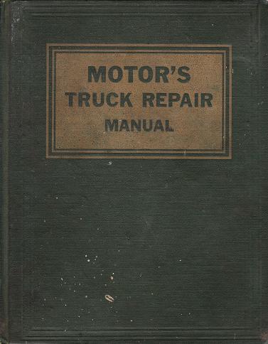 1952-1959 MOTOR's Truck Repair Manual 12th Edition