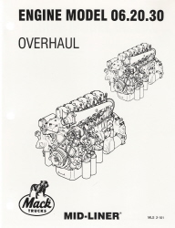 Mack Truck Engine Model 06.20.30 Overhaul Manual