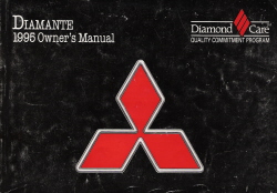 1995 Mitsubishi Diamante Owner's Manual