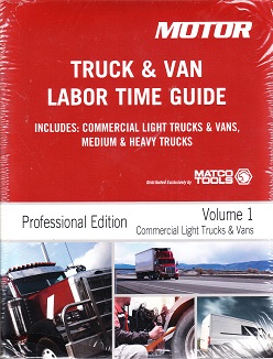 1978 - 2020 MOTOR Light, Medium, and Heavy Duty Truck & Van Labor Time Guide - 2 Vol. Set