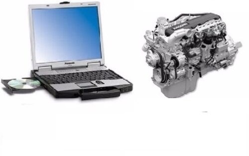 PACCAR Davie4 MX-11 & MX-13 Engine Software on Panasonic Toughbook CF-53 -NO USB ADAPTER