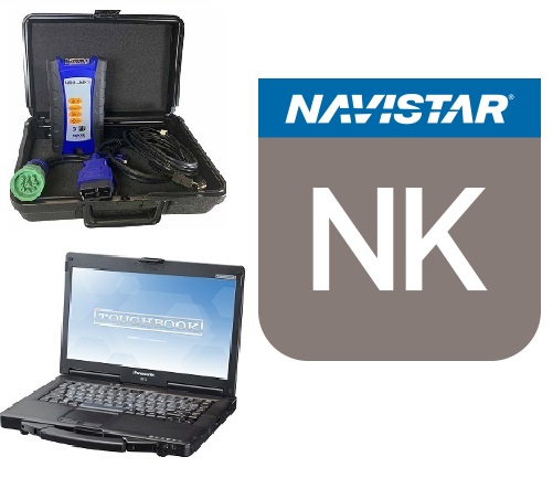 Navistar International NAVKAL PRO ECM Programming Software, CF-53 Toughbook w/ Nexiq USB-Link 2 Adapter - Preloaded