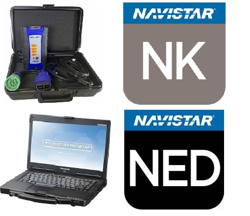 Navistar International NAVKAL PRO + NED Software (2007 - 2018), CF-53 Toughbook w/ Nexiq USB-Link 2 Adapter - Preloaded