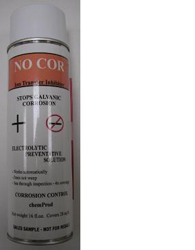 No-COR (No Corrosion, Oxidation or Rust) Spray-On Rust Inhibitor