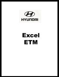 1990 - 1994 Hyundai Excel Factory Electrical Troubleshooting Manual - ETM