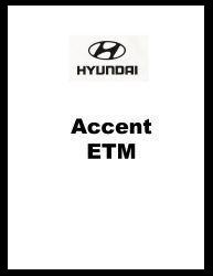 1995 - 1996 Hyundai Accent Electrical Troubleshooting Manual - ETM