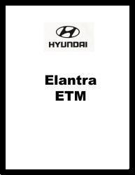 1996 Hyundai Elantra Factory Electrical Troubleshooting Manual - ETM