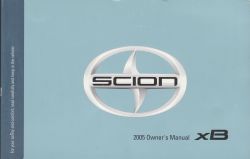2005 Toyota Scion xB Owners Manual - Softcover