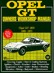 1968 - 1973 Opel GT 1900 Owners Workshop Manual