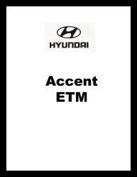 2000 Hyundai Accent Factory Electrical Troubleshooting Manual - ETM