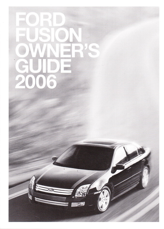 2006 Ford Fusion Owner's Manual Kit