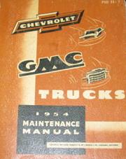 1954 Chevrolet & GMC Trucks Factory Shop Manual