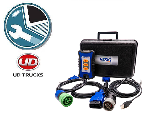 2011-2013 UD Truck PTT Premium Tech Tool Diagnostic DVD & Nexiq USBLink 3 OBD-II