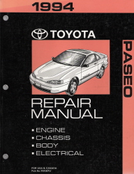 1994 Toyota Paseo Factory Service Manual