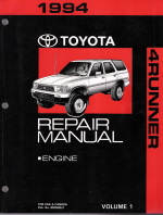 1994 Toyota 4Runner Factory Service Manual - 2 Vol. Set