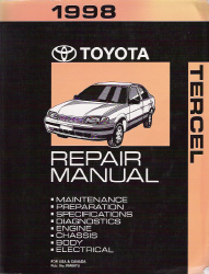 1998 Toyota Tercel Factory Service Manual
