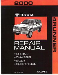 2000 Toyota 4Runner Factory Repair Manual - 2 Volume Set
