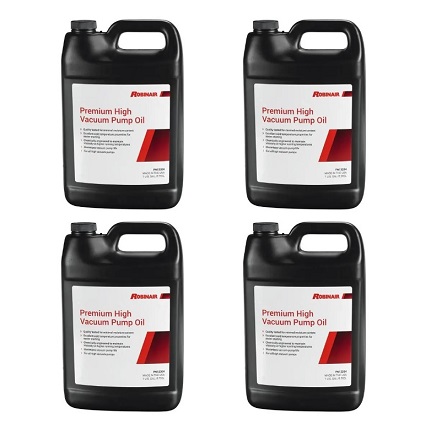 Robinair Preminum Vacuum Pump Oil, Gallon Bottle - Case of 4