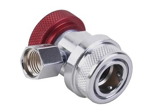 Robinair R134a High-Side Manual Coupler w/ Red Actuator