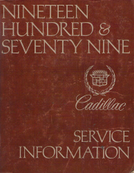 1979 Cadillac Service Manual