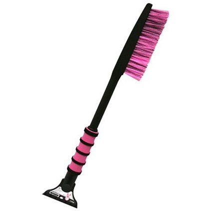 Hopkins Mallory 22'' Pink Windshield Snow Brush Ice Scraper