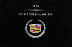 2004 Cadillac Escalade, Escalade ESV Owner's Manual