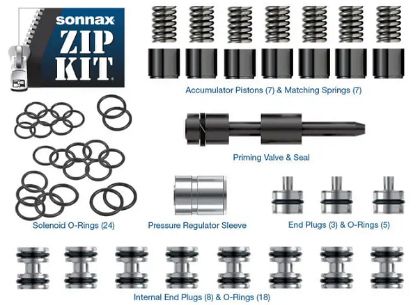 ZF, 8HP70, 8HP45, 845RE, 8HP50, Sonnax, Zip, Kit; Pressure Improvement Kit, Transtar, S35741ZK