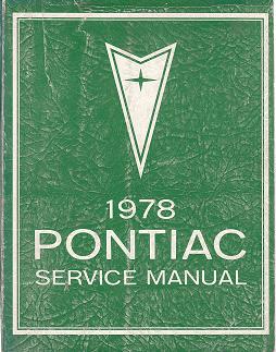 1978 Pontiac Factory Service Repair Manual