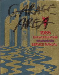 1985 Pontiac 6000 Factory Service Manual