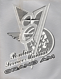 1987 Pontiac Grand Am Factory Service Manual