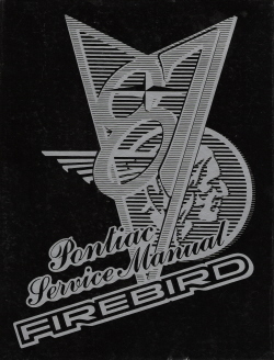 1987 Pontiac Firebird Factory Service Manual