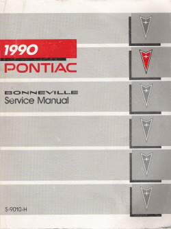 1990 Pontiac Bonneville Factory Service Manual