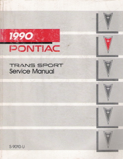 1990 Pontiac Trans Sport Factory Service Manual