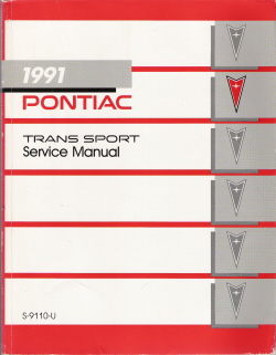1991 Pontiac Trans Sport Factory Service Manual