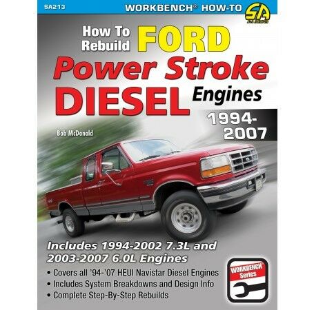 1994-2007 How To Rebuild Ford Power Stroke Diesel Engines Bob McDonald Cartech Manual