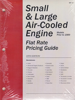 Small and Large Air-Cooled Engine Flat Rate Pricing Guide